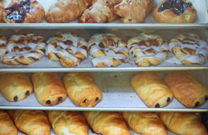 A variety of delicious pastries
