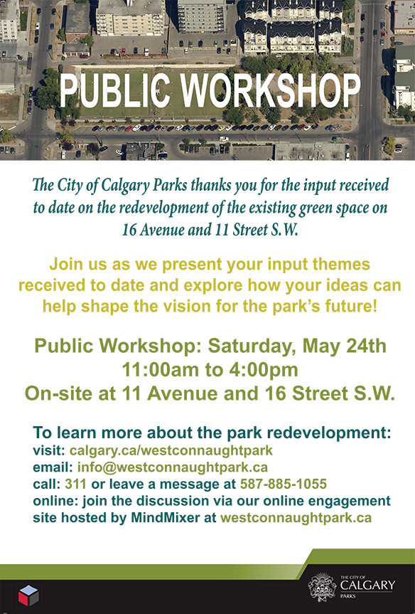 West Connaught Park Workshop