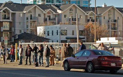 Cash Corner along Centre Street