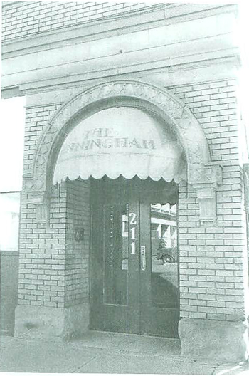 Awning at Cunningham