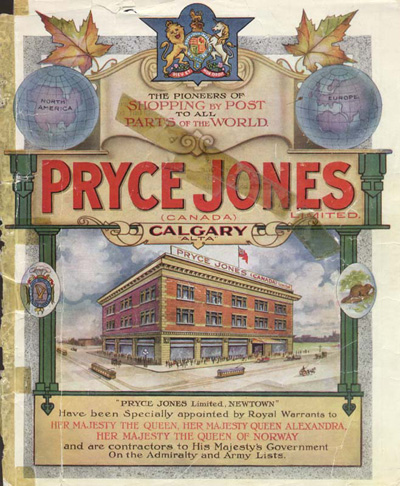 The first catalogue for Pryce-Jones Department Store The first catalogue for Pryce-Jones Department Store