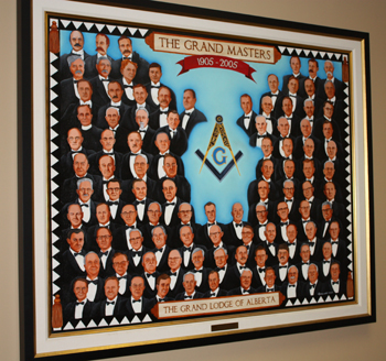 Painting in the Ante-room of the Grand Masters Painting in the Ante-room of the Grand Masters