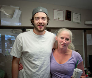 Dan Bennett and Stacee Amos of the Beltline Youth Centre